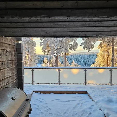 Hilltop Villa At Lake Porontima Kuusamo Exterior photo