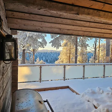 Hilltop Villa At Lake Porontima Kuusamo Exterior photo